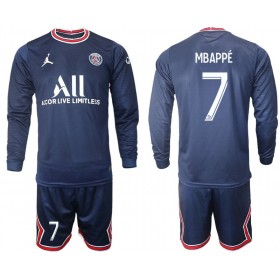 Maillot/Tenue Paris Saint Germain PSG Mbappé 7 Enfant Domicile 2021/2022 Manche Longue